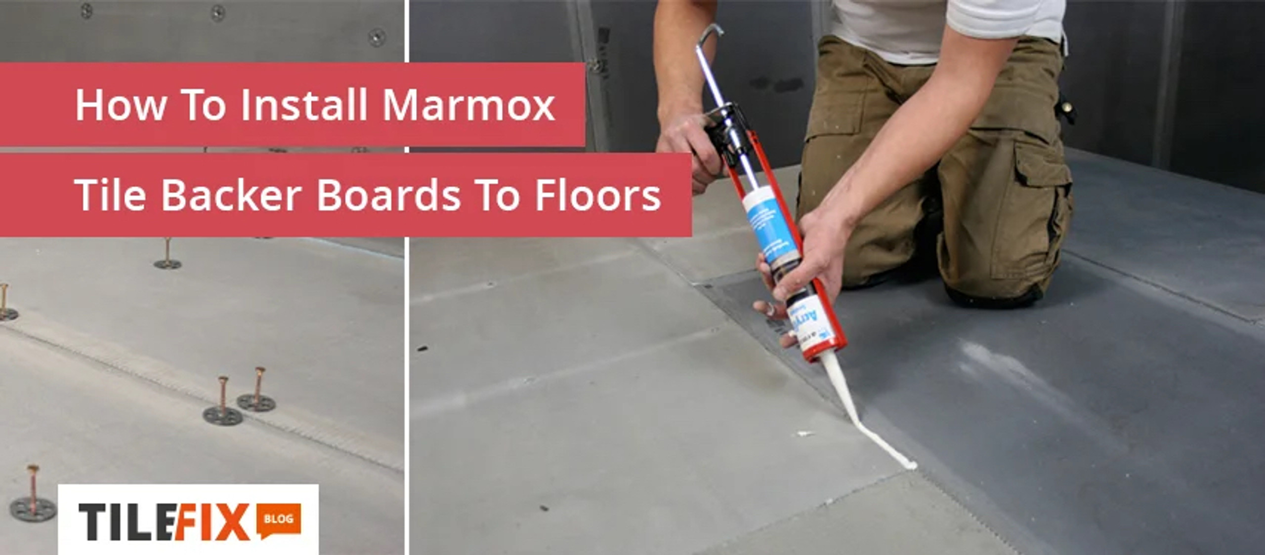 How To Install Marmox Tile Backer Board To Floors Tile Fix Direct