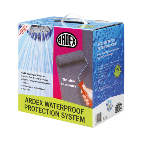Ardex WPC Waterproof Protection Coat Tanking System is an all in one solution for waterproofing your wet room or bathroom, supplied by Tile Fix Direct