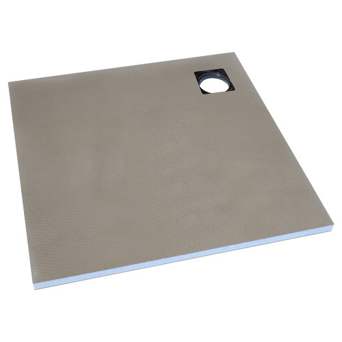 The Orbry Wet Room Shower Tray with Corner Drain supplied by tile fix direct