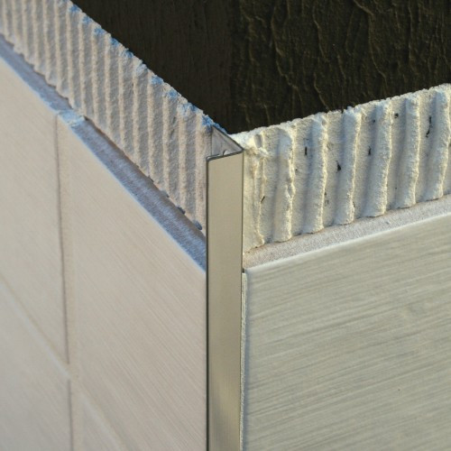 Genesis ESS Stainless Steel Straight Edge Tile Trim