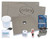 Orbry Centre Draining Complete Wet Room Kit showing the components