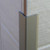 Genesis EAA Aluminium Retro-Fit Corner Protector used on a tile corner