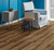 Johnsons Klix Warm Oak RLTV Flooring used in a front room with blue walls