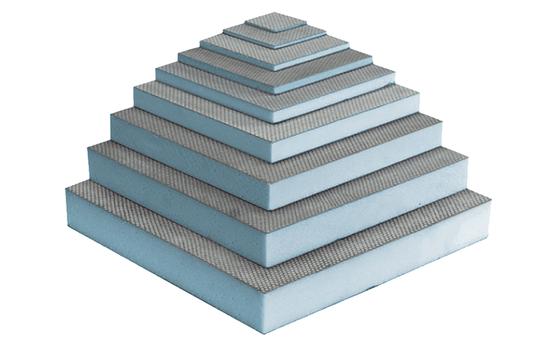 a selection of marmox tile backer multi boards in various thicknesses, supplied by tile fix direct