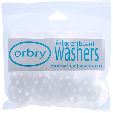 Orbry tile backer board plastic washers