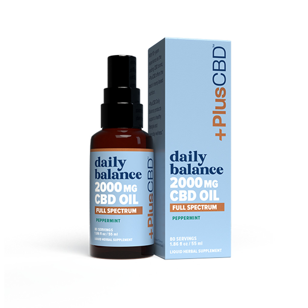 2000MG CBD Oil | Daily Balance  | Full Spectrum Hemp Extract