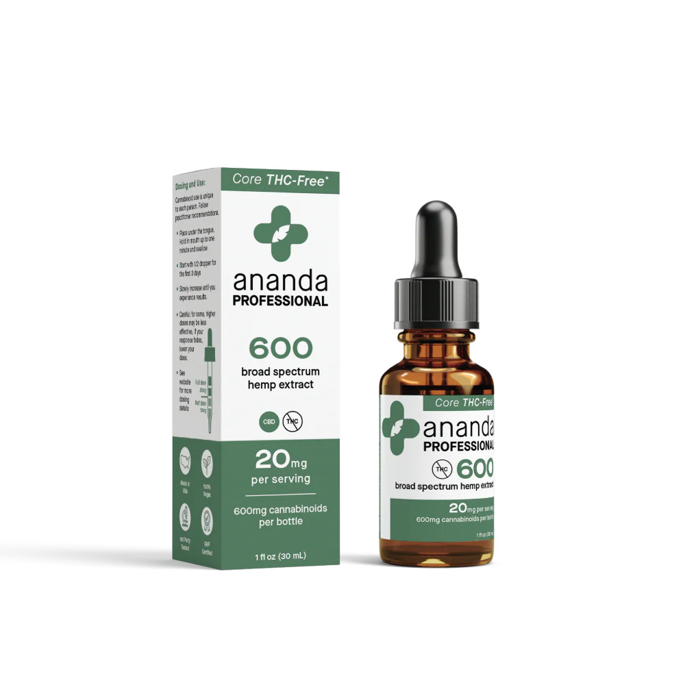 CBD Tincture - No THC | Ananda Professional
