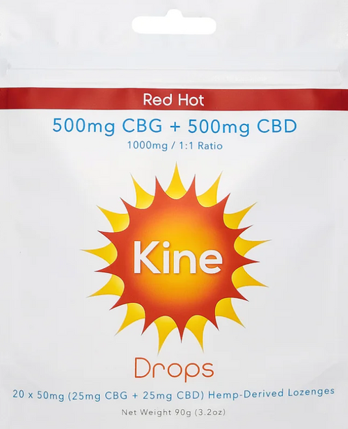 CBD-CBG 1:1 Cinnamon Lozenge Drops | 50mg | Kine