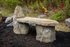 Hand sculpted cast stone basalt lounge garden bench from Athena Garden make wonderful memorial and special holiday gifts. This cast stone concrete bench is a unique boulder stone design that has quality and personality , decorative concrete garden bench, outdoor decor and personalized memorial bench.outdoor garden bench, western ceder garden bench, rustic wood bench, stone bench, Stone Lounge Bench, Cast Stone Garden Bench, Concrete Outdoor Memorial Bench, concrete bench, concrete patio furniture