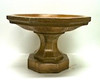 Hand sculpted outdoor decor small octagon birdbath from Athena Garden make wonderful Mother's Day and Christmas gifts. This concrete Birdbath is a unique design that has high quality and personality, decorative garden birdbath, stone birdbath gifts for all occasions.  Small Octagon Bird bath Athena Garden Cast Stone, Concrete Bird Baths, contemporary Stone Bird Baths, Terracotta Bird Baths