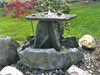 The hand sculpted CF Rock Fountain is a large 4 piece water feature made of cast stone concrete. This Athena Garden water fountain is a natural stone design for your landscape or patio setting. 
concrete water fountain, stone patio fountain, garden fountain, sculpted fountain, falling water, garden fountain, concrete fountain, patio water feature, patio fountain, large fountain