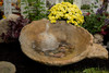 Hand-made cast stone concrete Mirror Fountain is an outdoor water fountain that features a unique 2 piece design for along your walkway or landscape. Makes a good Mother's Day or Father's Day Gift. This Athena Garden outdoor fountain is made in the USA.