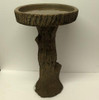 Concrete Hand sculpted outdoor tree bark birdbath from Athena Garden make wonderful Mother's Day and Father's Day gifts. This cast stone birdbath is a unique tree like design that has high quality and made in the U.S.A, decorative concrete garden birdbath, large stone bird bath, gifts for all occasions. Rustic Bark Bird bath, tree bird bath, concrete bird bath, stone bird bath, wood sculpture, outdoor water feature, concrete tree bird bath