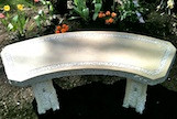 Stone Curved Bench Athena Garden