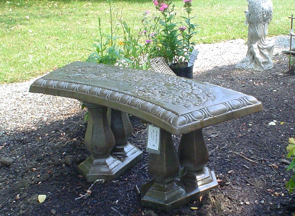Curved Angel Bench Athena Garden