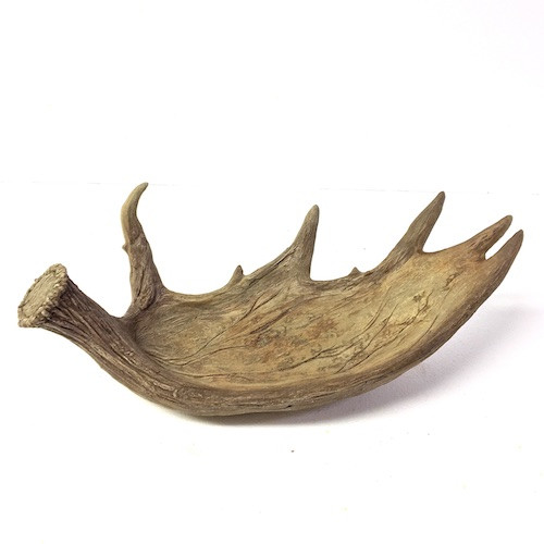 Moose Elk Deer Antler Decor Birdbath Cast Stone Antler Shed Athena Garden