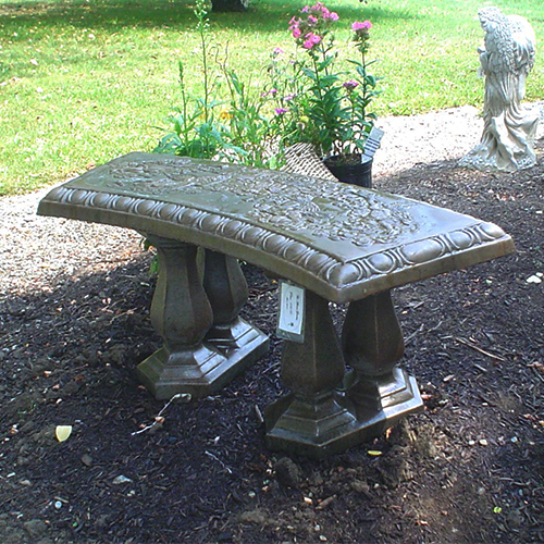 Curved Angel Bench Athena Garden