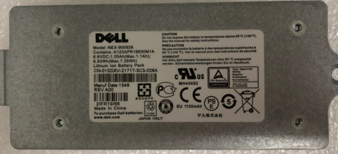 DELL EQUALLOGIC PS6210 / PS4210 ORIGINAL CONTROLLER  BATTERY TYPE 15 TYPE 19   7.3 V  / BATERIA PARA CONTROLADORA NEW DELL NEX-900926-A, M1GDN,10DXV , FK6YW , KVY4F