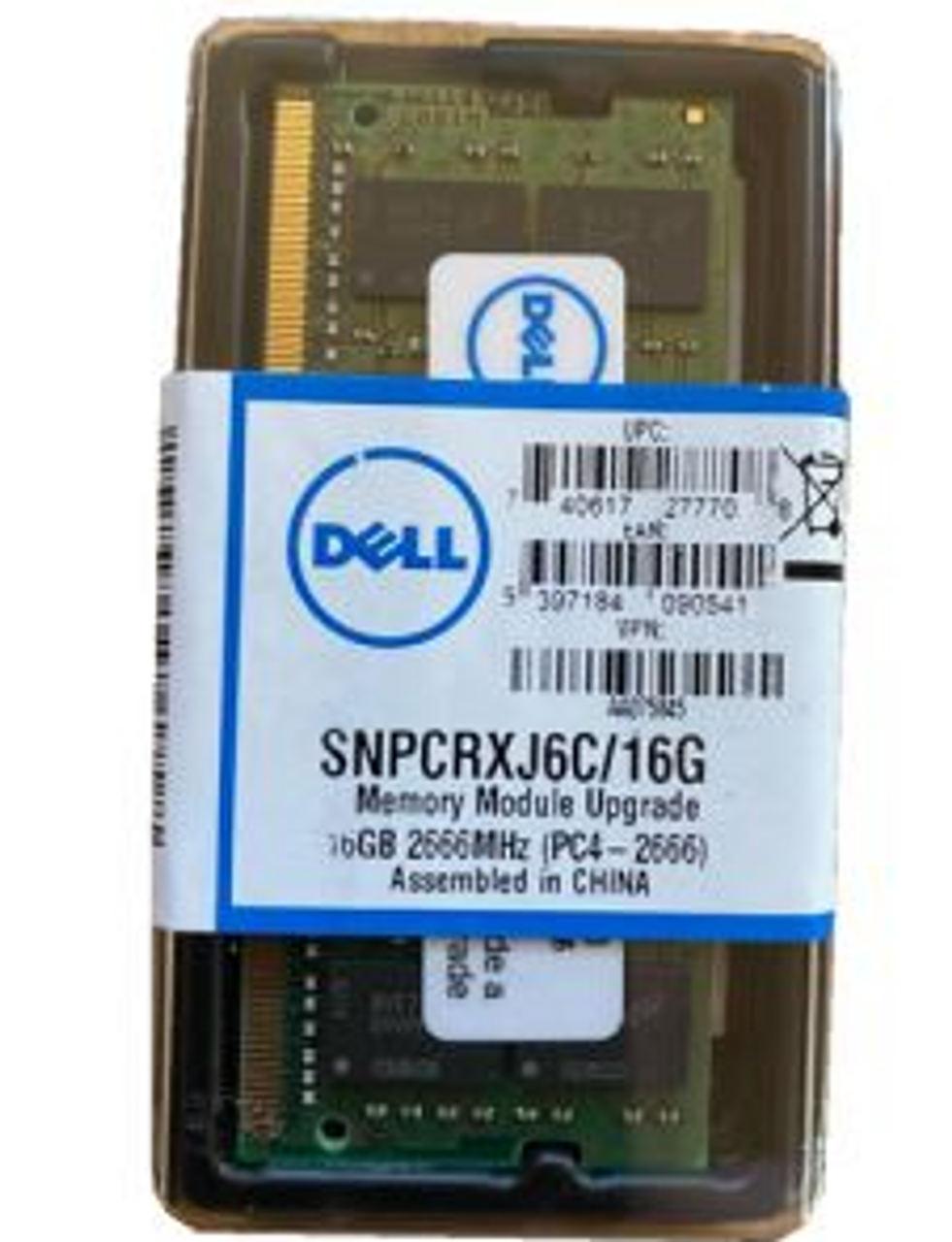 DELL LAPTOP MEMORY 16GB SDRAM PC4-21300 (DDR4-2666) 2666MHZ 2RX8 1.2V 260PIN SO-DIMM NEW DELL SNPCRXJ6C/16G, AA075845, ATECH EB24-A5