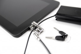 DELL NOBLE SECURITY WEDGE PROFILE LOCK 6FT FOR TABLETS AND ULTRABOOKS NEW DELL / CANDADO CON CERRADURA DE LLAVE NOBLE NEW DELL TZ08, TZADAPT, SY3393436, A6451164 