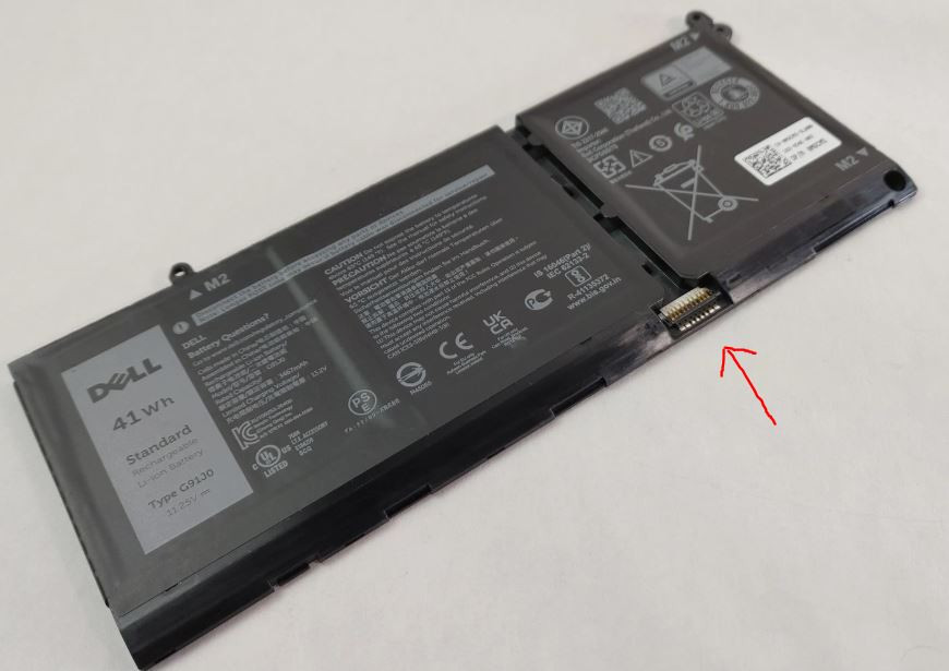 Dell Laptop Latitude,Vostro,Inspiron Original Battery 3-Cell 41Whr 11.4 V Type-G91J0/Bateria Original New Dell 927N5, MGCM5,PG8YJ,451-BCUG
