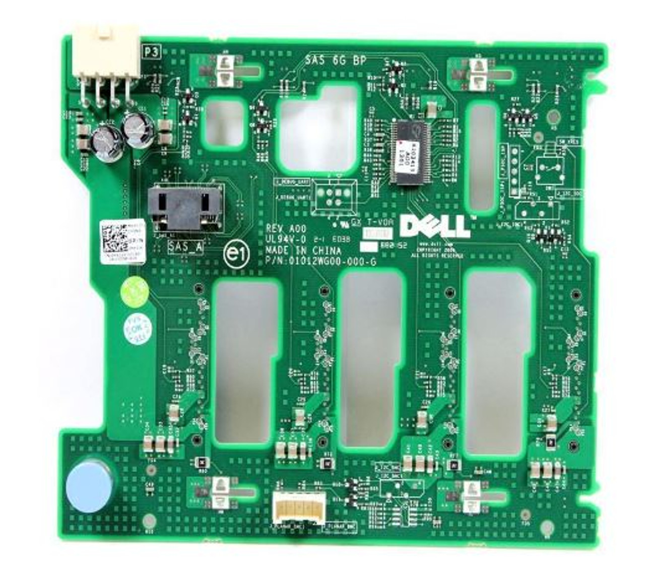 DELL POWEREDGE T310  ORIGINAL SAS SATA 1X4 HARD DRIVE HOT-SWAP BACKPLANE (NO CABLES)/ TARJETA PARA DISCOS REFURBISHED DELL  N621K