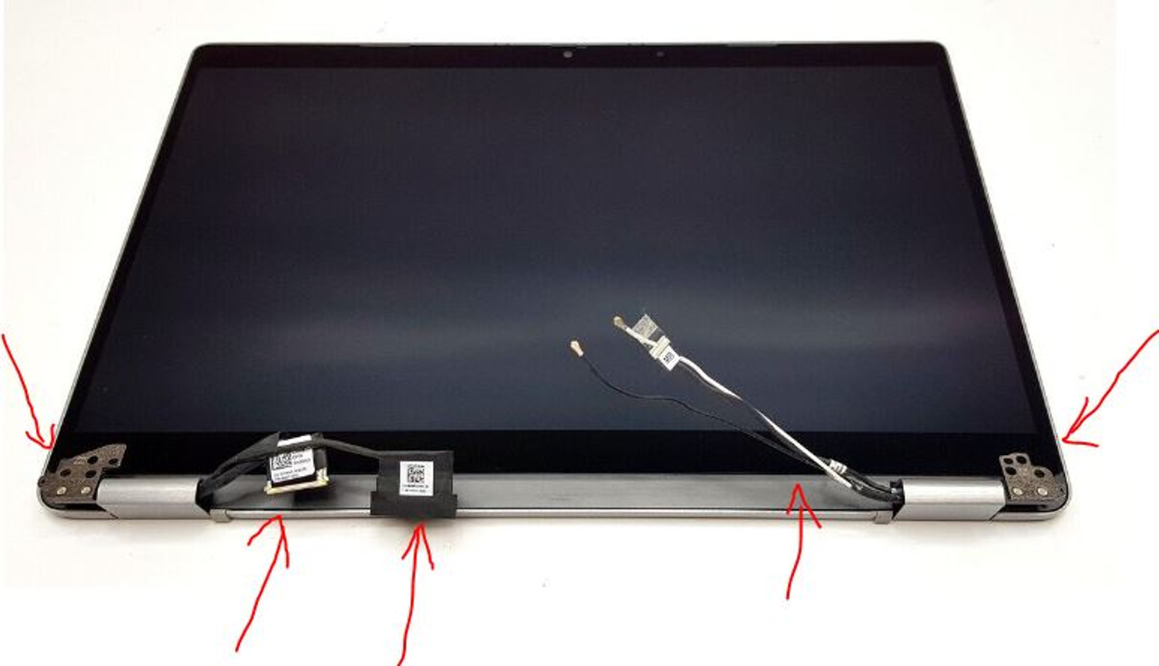 DELL LAPTOP LATITUDE 5320 2 IN 1 ORIGINAL TOUCH SCREEN DISPLAY  13.3 WIDESCREEN (1920X1080) COMPLETE ASSEMBLY SILVER   / PANTALLA TACTIL REFURBISHED DELL H16N3 