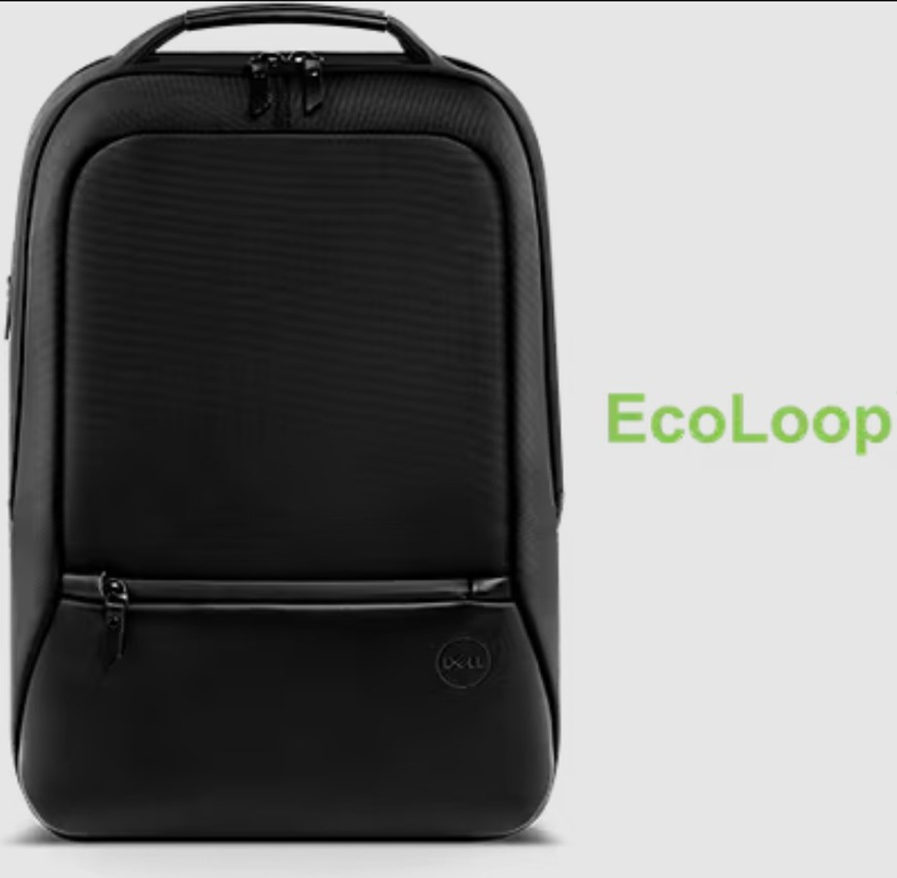 Dell Backpack Ecoloop Premier Slim 15 Negro de Poliéster PE1520PS  Con Asa Superior Con Acolchado de Cuero  NEW DELL 0VCJ2  , 460-BCQM