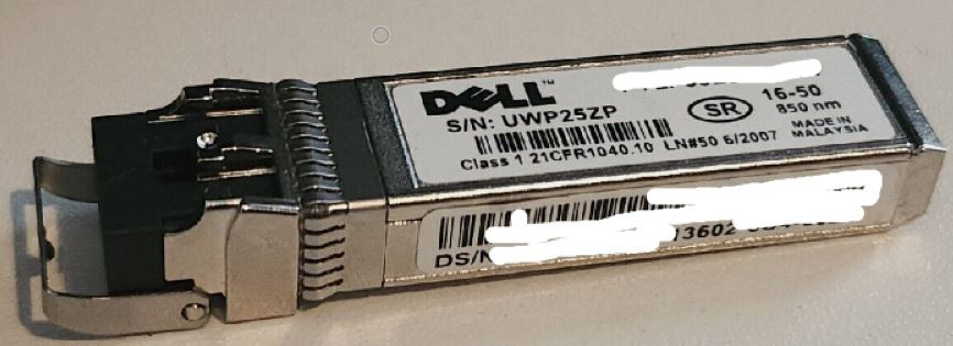 Dell Networking Transceiver 2X Sfp Fc16+ 16Gbe Sw (Short-Wavelength)  / Givic De Corto Alcance  New Dell  C502P,407-Bbol Tdtcp, Nhpnf,Ftlf8529P3Bcva