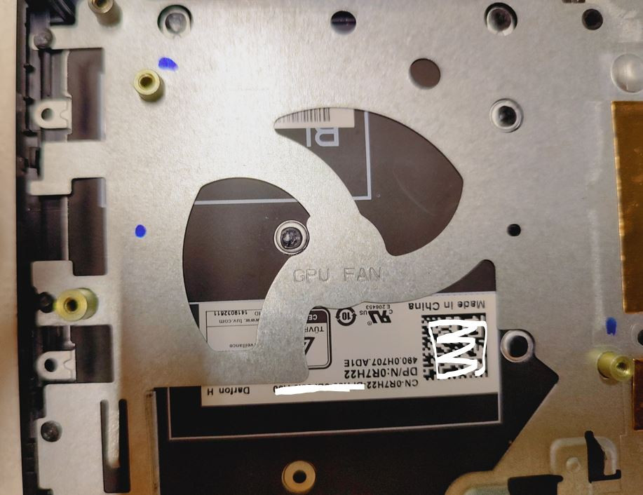 Dell Laptop G5 15 5500  ORIGINAL PALMREST (1RPF5)  SPANISH KEYBOARD BLIT ( R7H22)  ASSEMBLY-6HF1K/ Descansamanos Con Teclado En Español New Dell R7H22, 1RPF5, 6HF1K