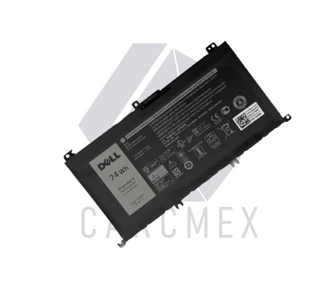 Dell Laptop Inspiron 15 5577 7559 Gaming 15 7566, 7567 Compatible Generic  Battery 6 Cell 74 Whr Type-357F9 / Bateria Compatible  Generica  Negra  New Dell 71Jf4, 0Gfj6