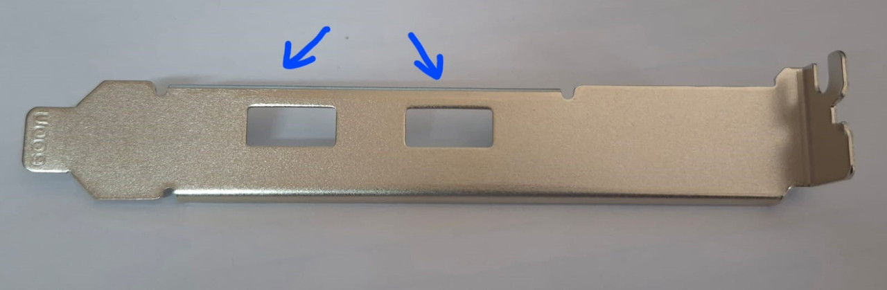 Bracket Metalico High Profile Con Doble Puerto USB 3.0 Para Tarjeta De Captura De Video_PEXUSB312A3Bl