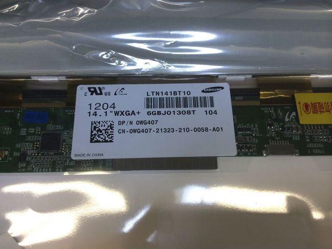 DELL LATITUDE E6410 E5410 LCD SCREEN 14.1 WXGA SAMSUNG / PANTALLA NEW LTN141BT10 WG407