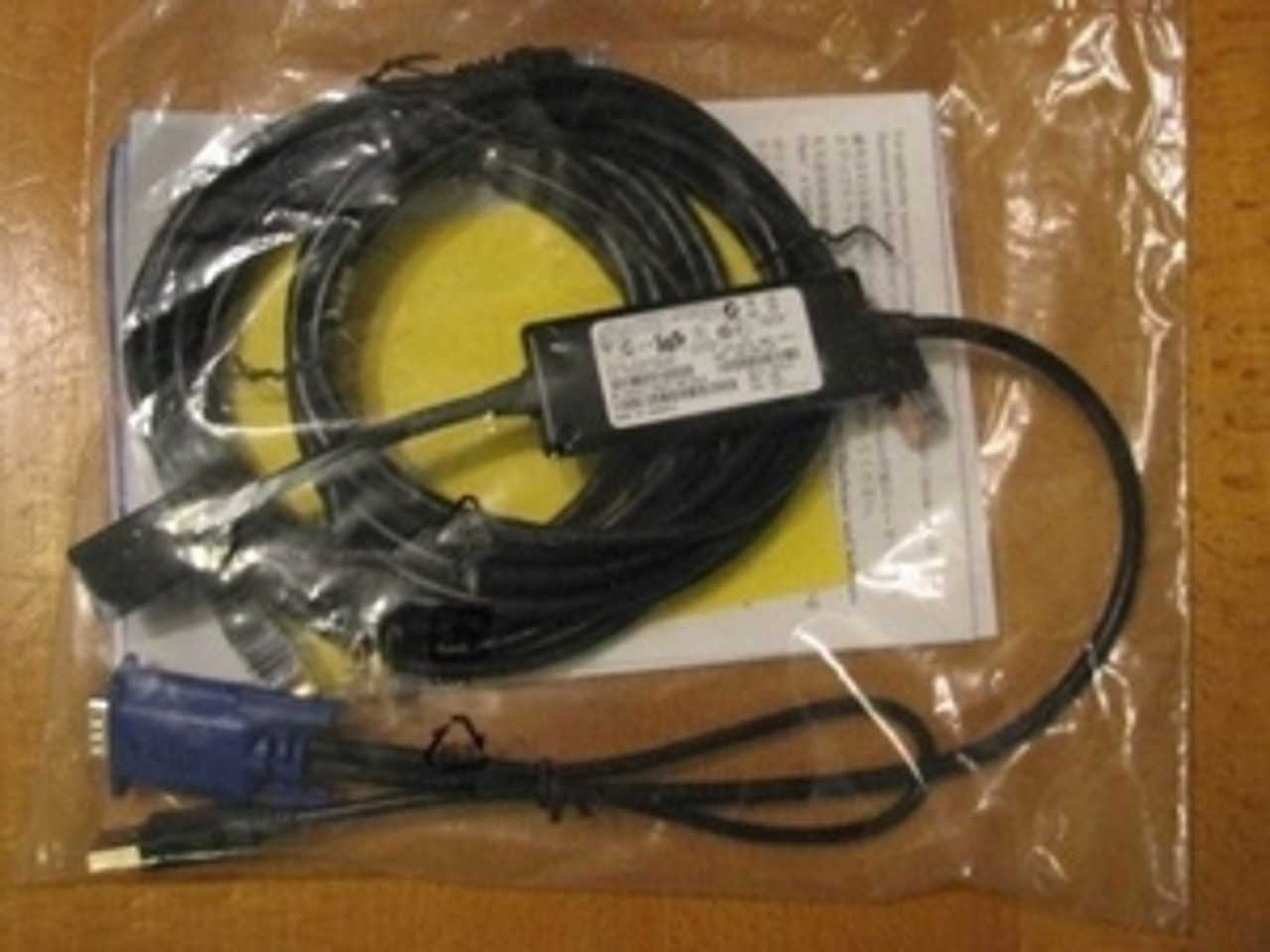 DELL USB SIP CABLE KIT 2161DS 2160AS SERVER INTERFACE POD 7 INCHES AND 12 INCHES CAT5 NEW 6T2TR,  430-4346