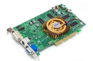 DELL VIDEO CARD / TARJETA DE VIDEO ASUS V9520 / TD AGP 128MB NVIDIA GEFORCE FX 5200 REFURBISHED DELL V9520 