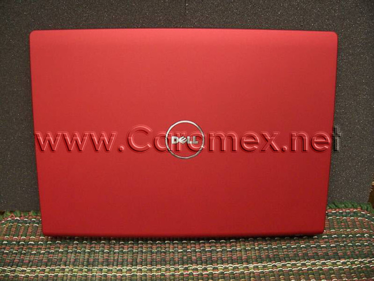 DELL STUDIO 1535 / 1536 / 1537 15.4" LCD BACK COVER LID TOP PLASTIC WITH HINGES, RUBY RED, REFURBISHED DELL, P641X