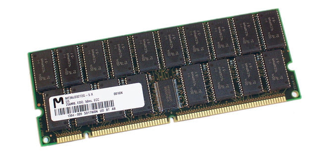 DELL POWEREDGE 6300;6350 MEMORIA 256MB ECC EDO 50NS  REFURBISHED DELL MT36LD3272G-5-X