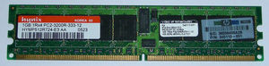 DELL SERVER MEMORIA 1GB HYMIX HYMP512R724-E3 (PC2-3200)240PIN DDR2 SDRAM ECC 240 PIN 1.8V 400MHZ