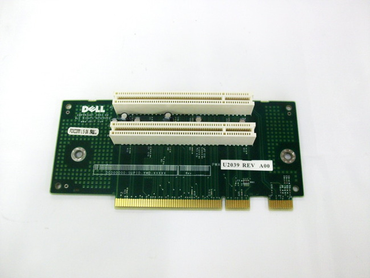 DELL OPTIPLEX GX280 PCI RISER CARD, 2 SLOTS,  REFURBISHED DELL U2039
