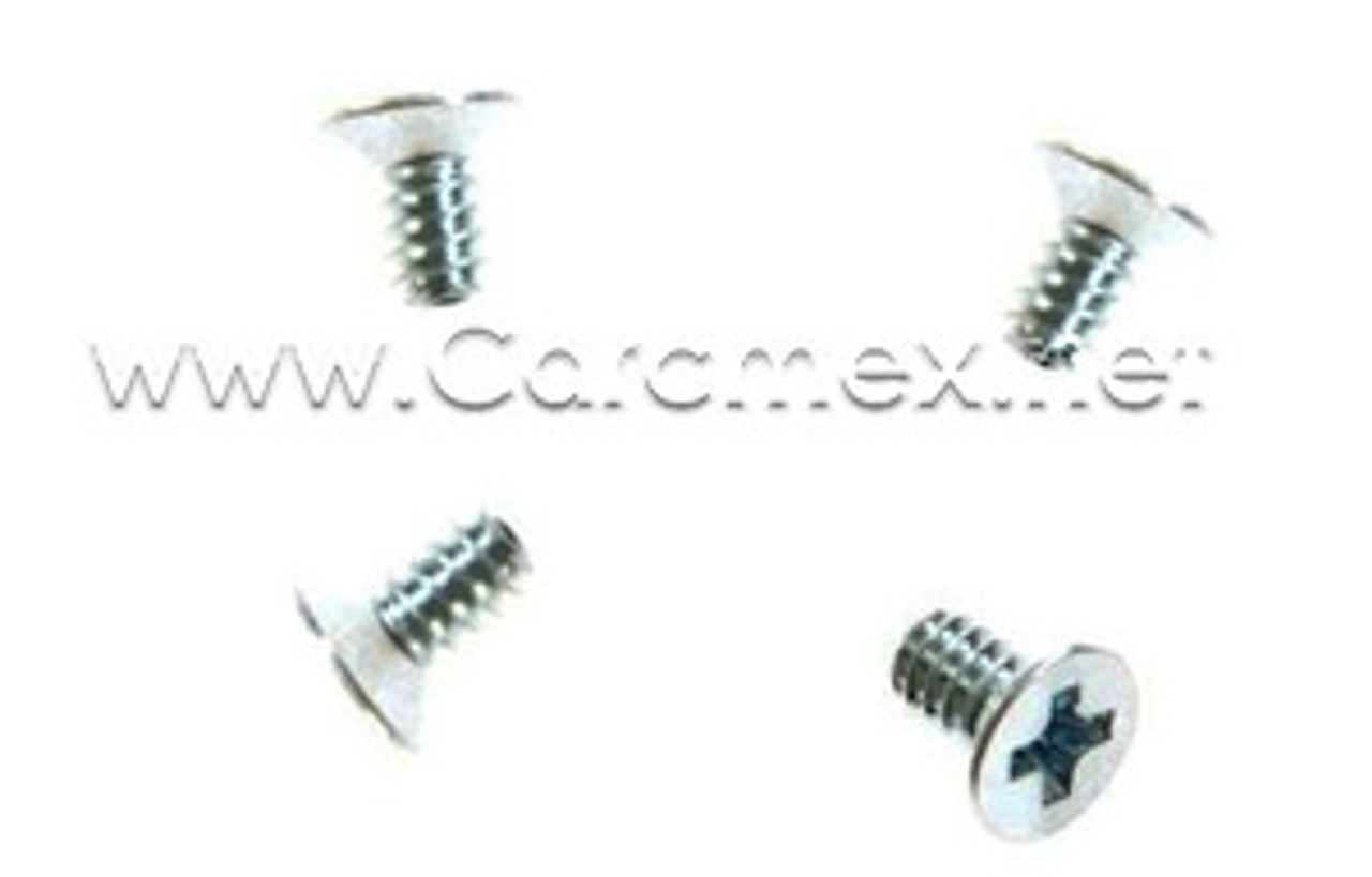 DELL SCREW, 6-32X1/ 4, FLAT HEAD, ZINC PLATED STEEL, COUNTERSINK/ (4) TORNILLOS ESTRELLA PARA CHAROLAS DELL REFURBISHED  (4 PACK) FOR DELL COMPUTERS REFURBISHED  DELL  1213C