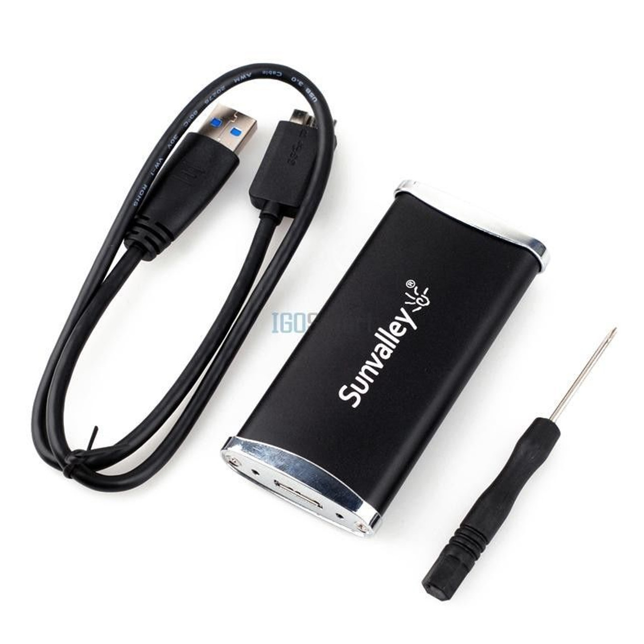 NEW MSATA MINI SATA SSD PA-12 TO USB 3.0 CASE CONVERTER ADAPTER HIGH SPEED EXTERNAL STOREGE NEW DELL V7K50