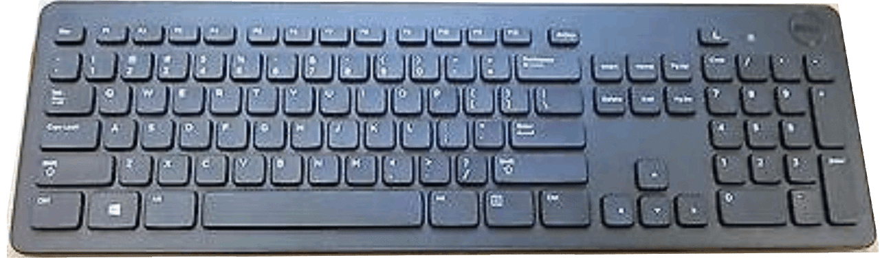 DELL KEYBOARD ENGLISH USB /TECLADO INGLES NEW DELL N8WF8, KB113P