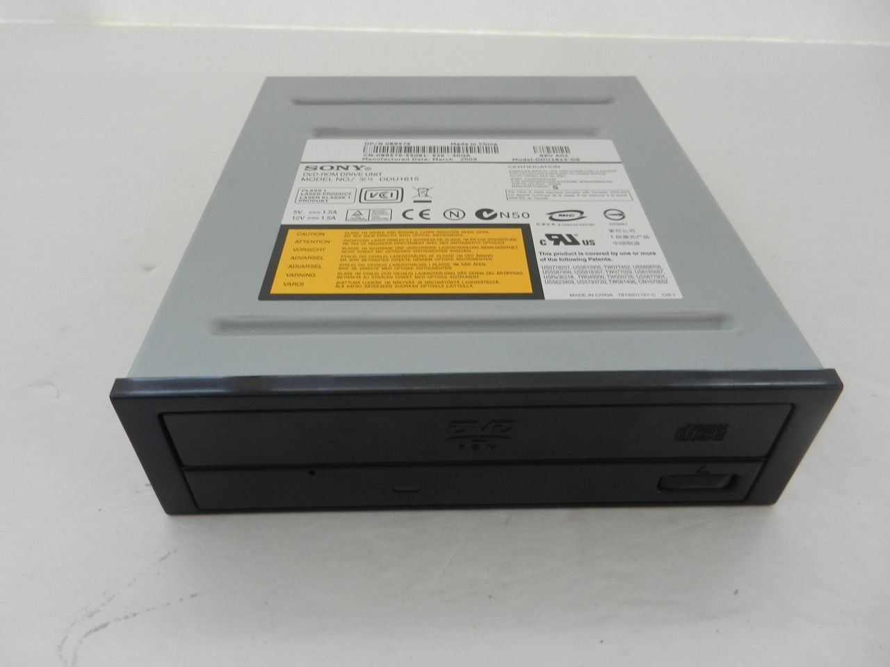 DELL CD-ROM GX520 REFURBISHED DDU1615-DS 48X CD-ROM 16X DVD-ROM IDE OPTICAL DRIVE X8579, XD088