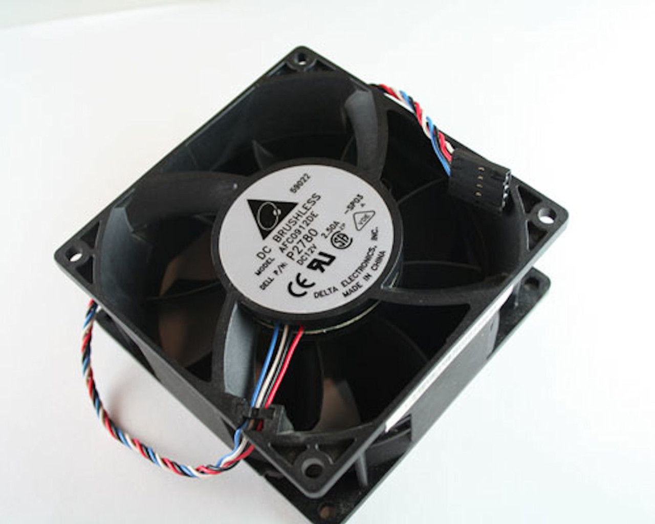 DELL OPTIPLEX GX520, GX620, 320, 330, 360, 740, 745, 755, 760, 780 DIMENSION 210L, C521 AND 3100C DT FOXCONN 12V 92MM X 92MM X 25MM 4-PIN CASE FAN REFURBISHED DELL WC236, P2780, G922P
