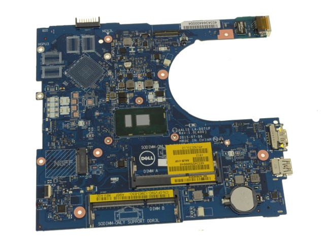DELL INSPIRON 15 (5559) MOTHERBOARD I5 6200U 2.4 GHZ INTEL / TARJETA MADRE REFURBISHED DELL FV59D 