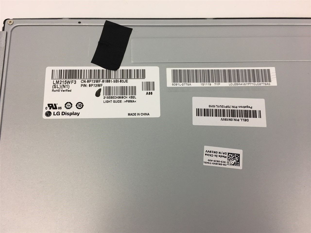 Dell Optiplex 3240 All In One Display No Touch / Pantalla no Touch , LM215WF3, N19VV, P72WF 