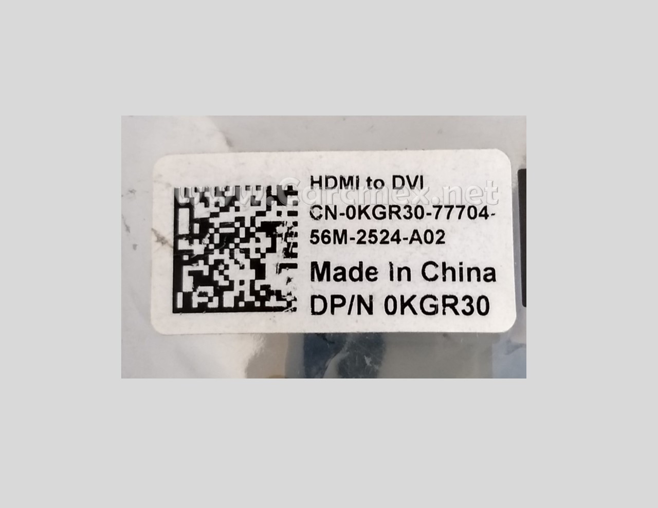 DELL Adapter HDMI To DVI Single Link HDTV 1080P 1920X1200 Video Adapter  / No Cable / Connerctor HDMI A DVI Sin Cable NEW DELL KGR30, 27JC5, 332-2148