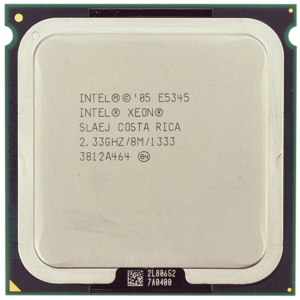 INTEL PROCESSOR,80563Q,XEON CLOVERTOWN E5345, 2.33GHZ 8MB (2MBX4) L2 CACHE 1333MHZ FSB 80W SOCKET 771 (LGA771)  NEW DELL  KX324, BX80563E5345A, SLAEJ