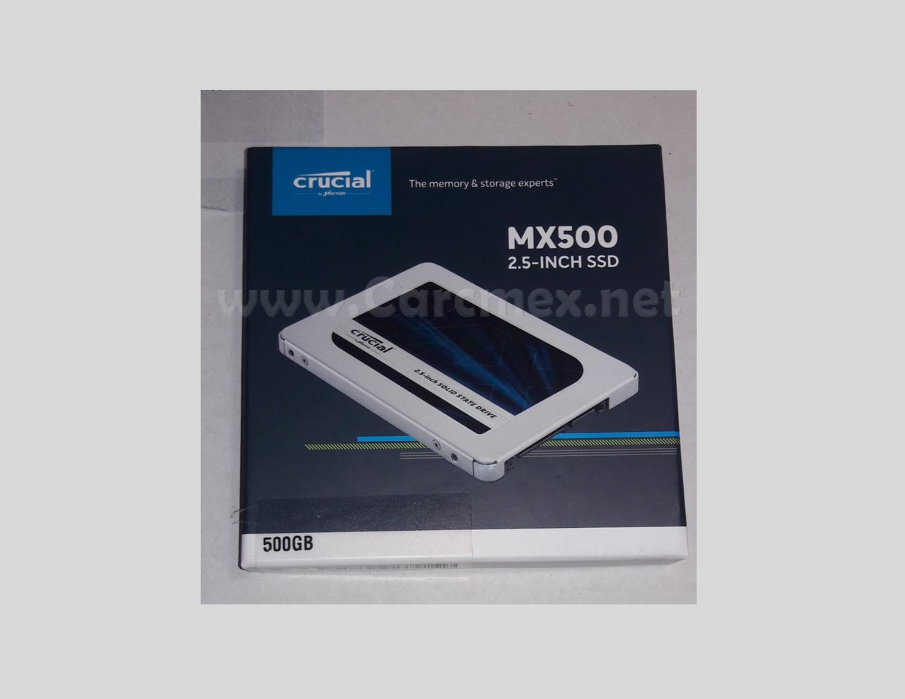 Dell Laptop/Desktop Original Hard Drive 500Gb Sata 6Gbps Sata Ssd, ( 560Mb/S Read, 510Mb/S Write )  2.5-Inch 7Mm (With 9.5Mm Adapter) / Disco Duro Estado Solido Sata New Crucial AA178562 , CT11262212, CT11302831, CT500MX500SSD1