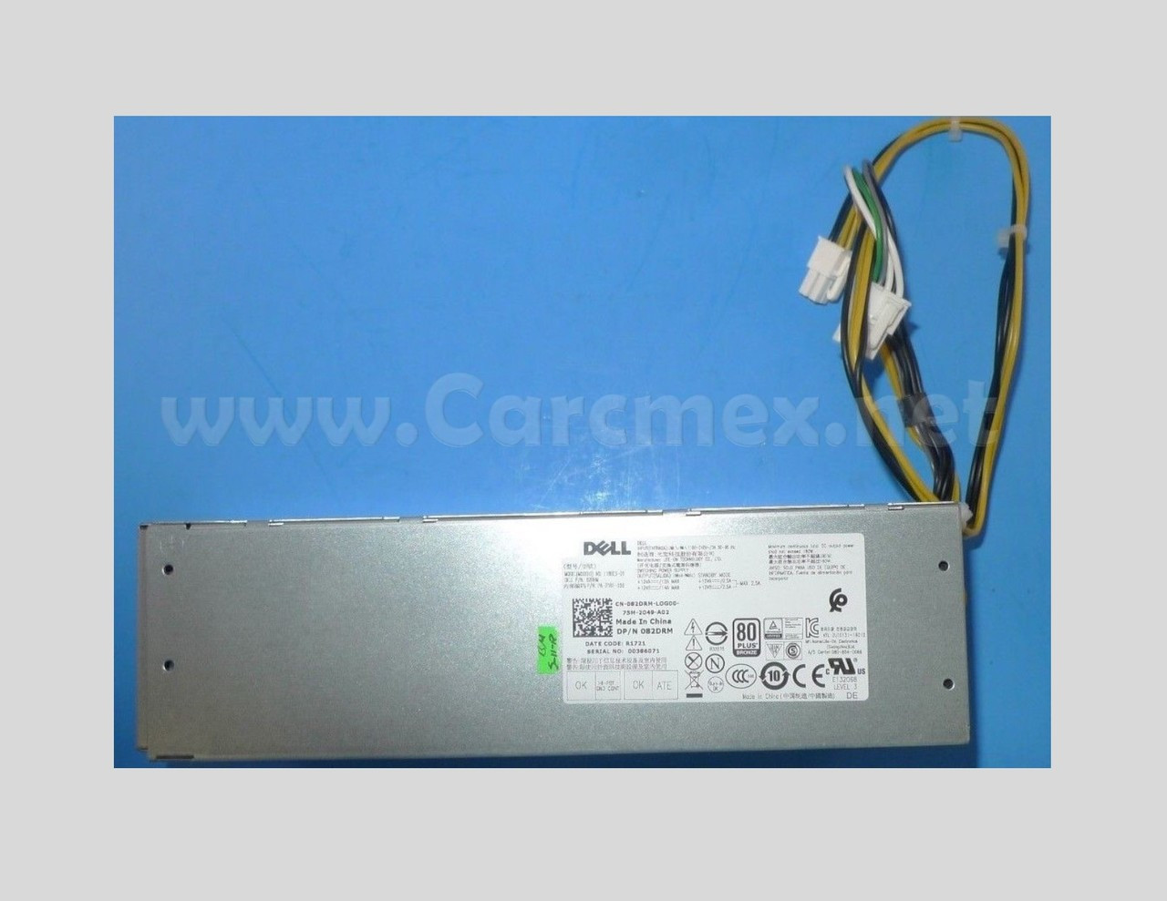 DELL Optiplex 3050 5050 7050 180W Power Supply/ Fuente de Poder  NEW DELL L180ES-01, 82DRM, 2GXHK, AC180ES-00, 1TG7T,66P44,MVDJR, 